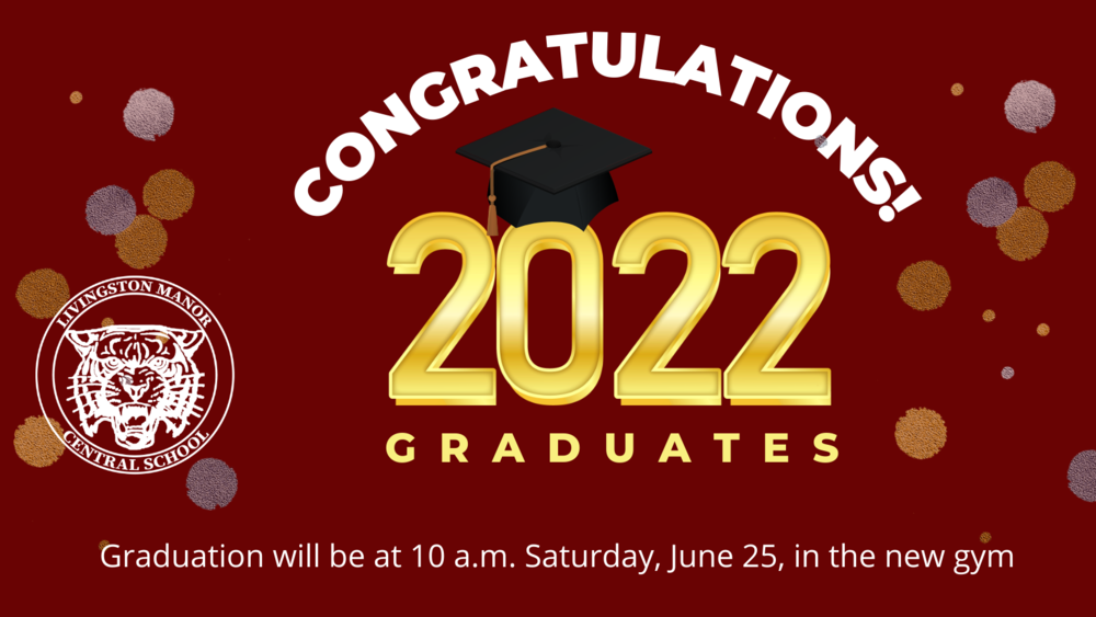 A post giving details of the 2022 graduation