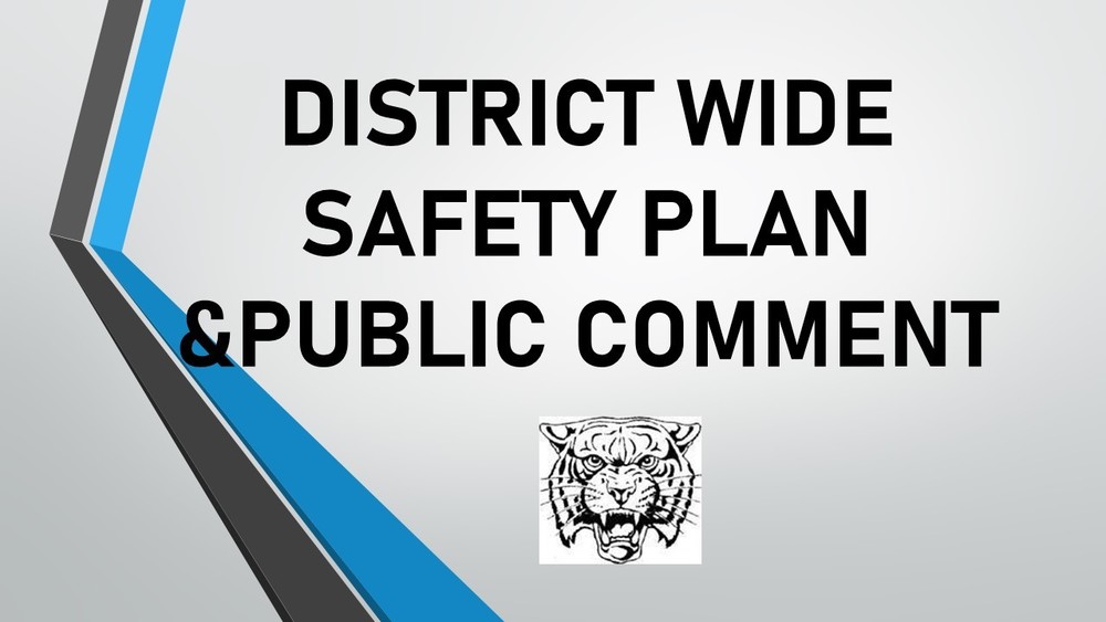 District Wide Safety Plan & Public Comment