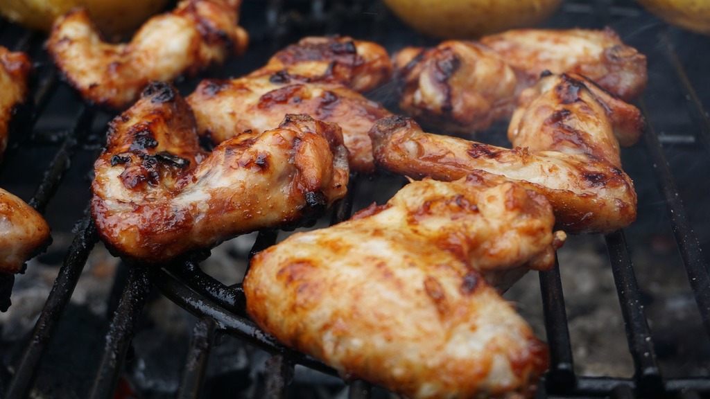 barbecued chicken