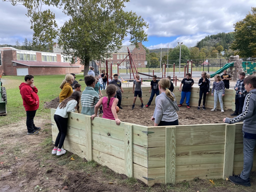 Students play Gaga Ball