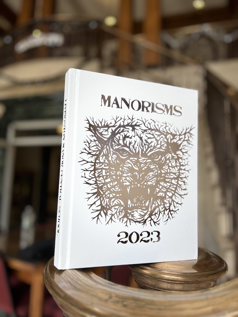 The Manorisms 2023 yearbook cover 